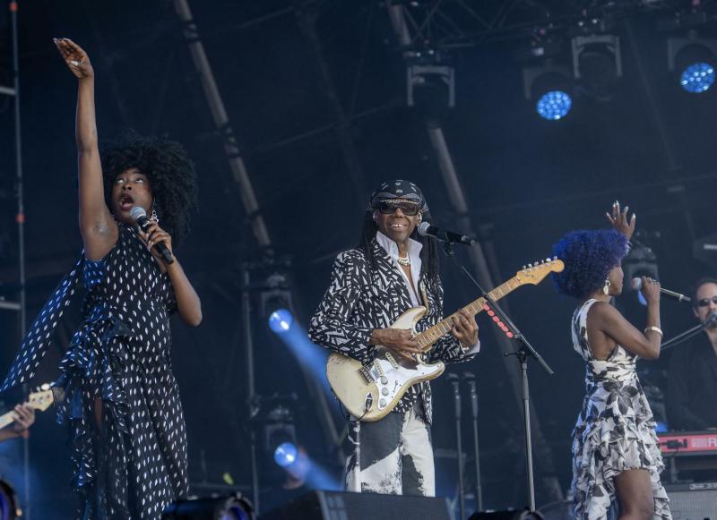Nile Rodgers & CHIC. Picture by Cuffe & Taylor