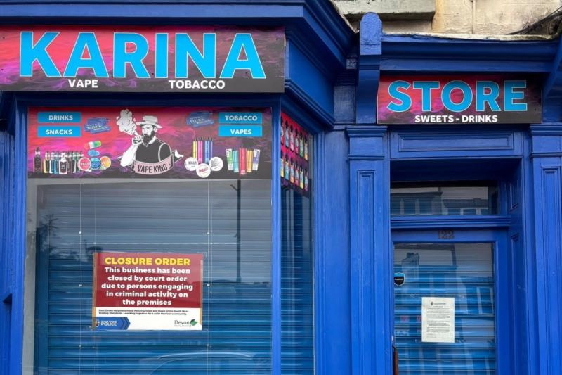 Honiton shop shut for illegal tobacco — one of 29 closures across Exeter and South Devon 