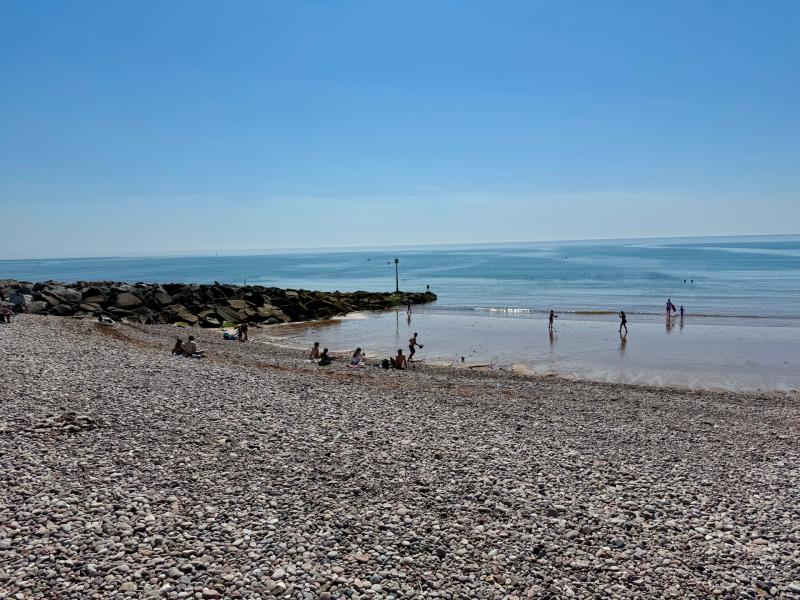 Many people will be heading to the beach to cool off