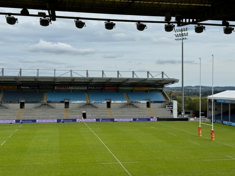 Sandy Park is hosting the Women's Rugby World Cup