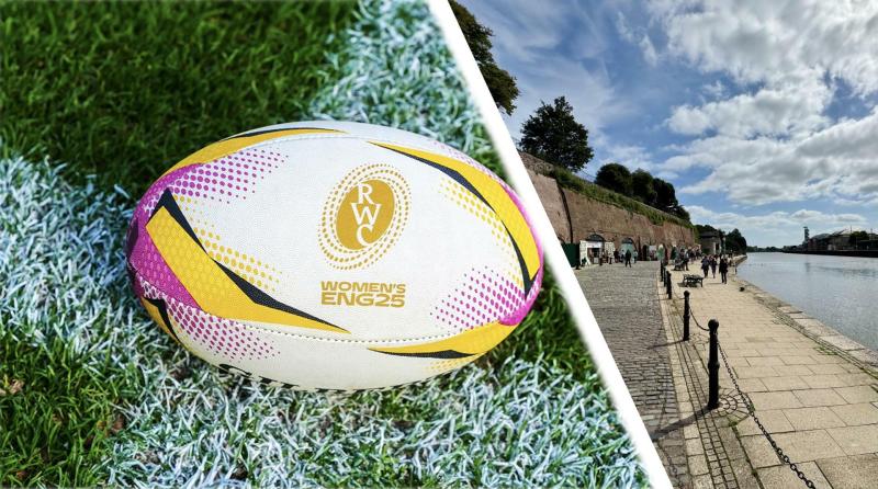 Players from the France Women&rsquo;s Rugby World Cup squad were at Exeter Quay