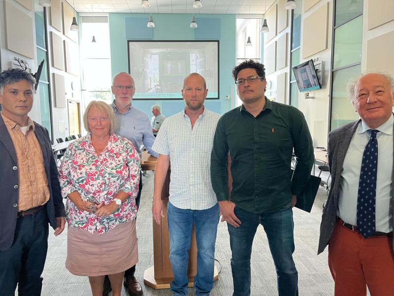 Exmouth residents at the East Devon Strategic Planning meeting