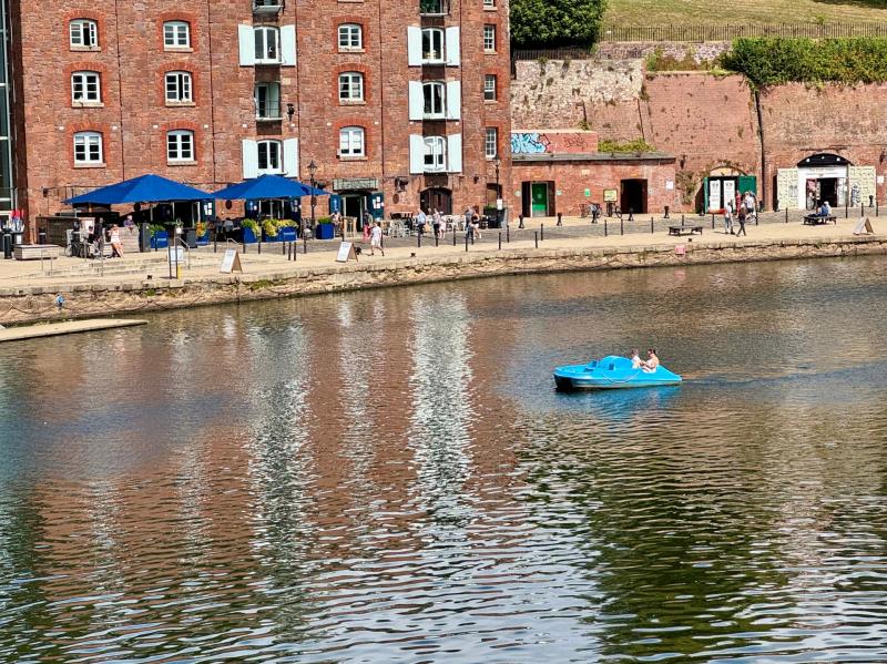 There are concerns about pollution in the Exe