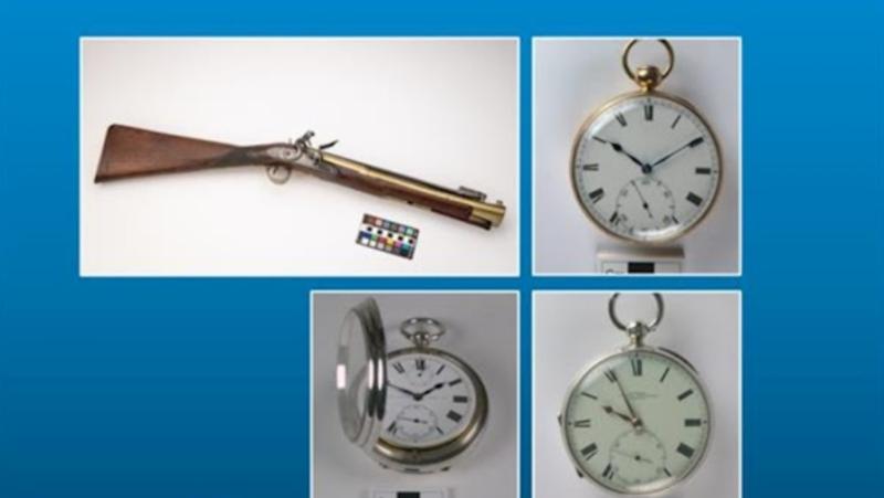 The stolen items 