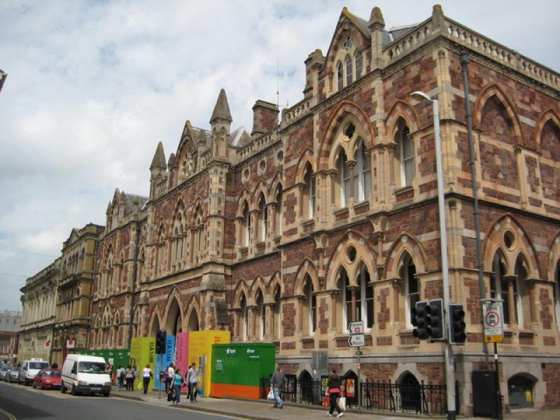 The Royal Albert Memorial Museum in Exeter, located on Queen Street 
