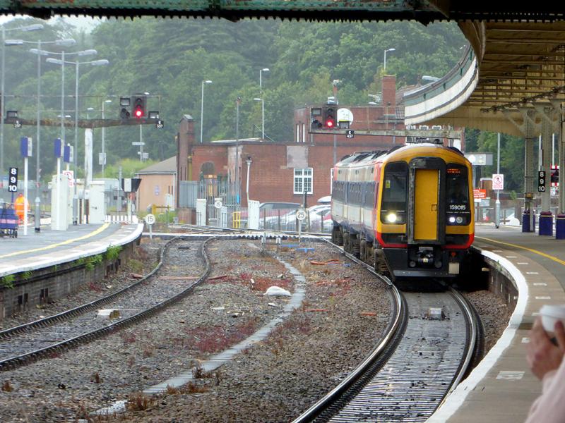 Exeter St. Davids train station - part of the Waterloo to Exeter line 