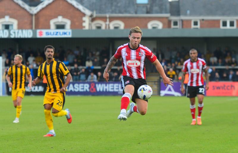 Exeter City back in action. Pic from PPAUK