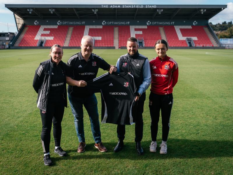 Exeter City Women secure first-ever training wear sponsor with MidexPRO partnership