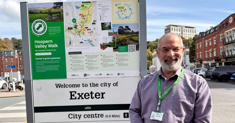 Exeter rail stations link up with Green Circle walking route in Railway 200 Project