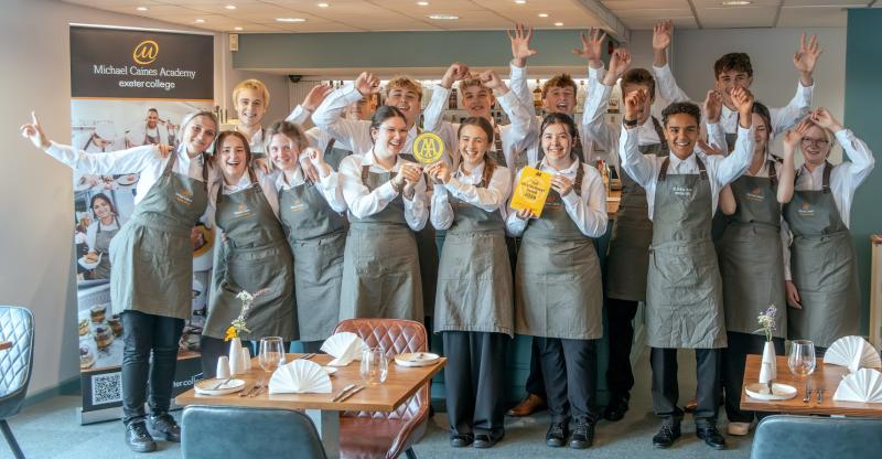 Exeter College’s @Thirty-Four Wins National Award and showcases future of hospitality careers