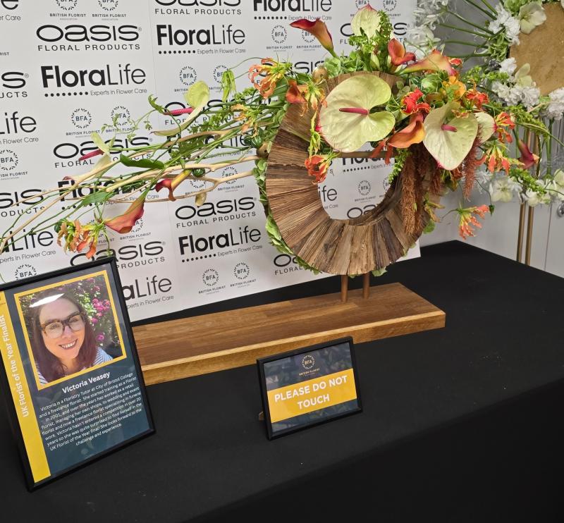Exeter floristry students and tutors celebrate national success