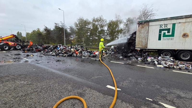 Cause revealed after major lorry fire shut M5 in Devon for hours