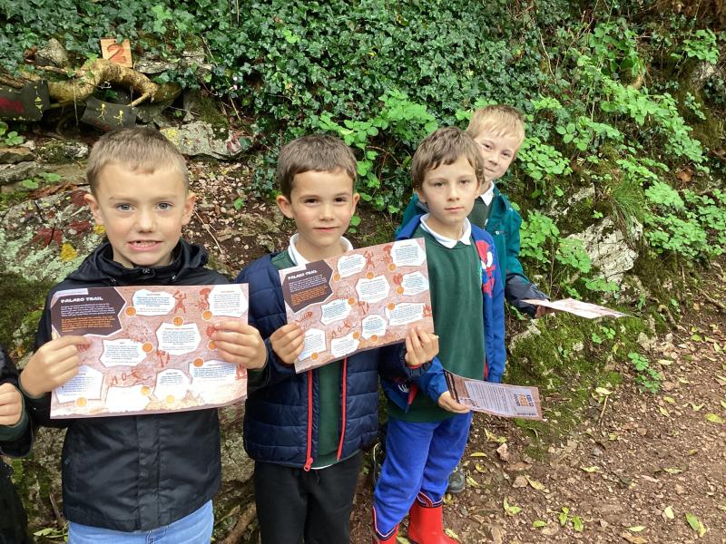 Exwick Heights pupils explore prehistoric Britain at Kents Cavern