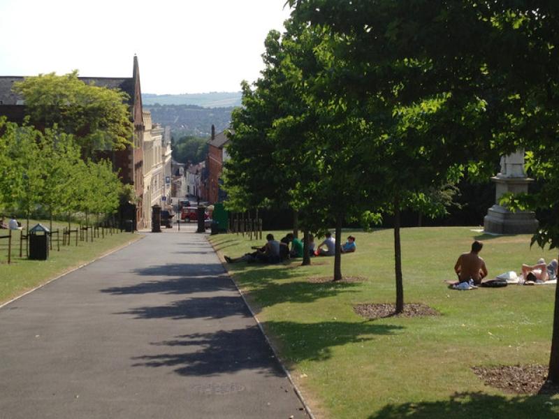Historic archway reopens to reconnect Exeter’s Northernhay and Rougemont Gardens