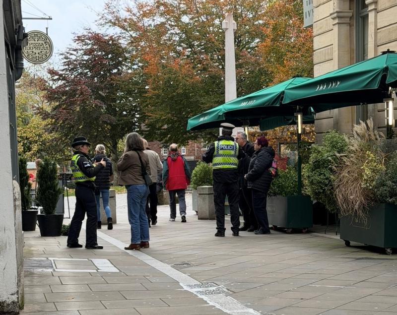 Christmas markets in Exeter get extra security as police step up patrols in the city centre