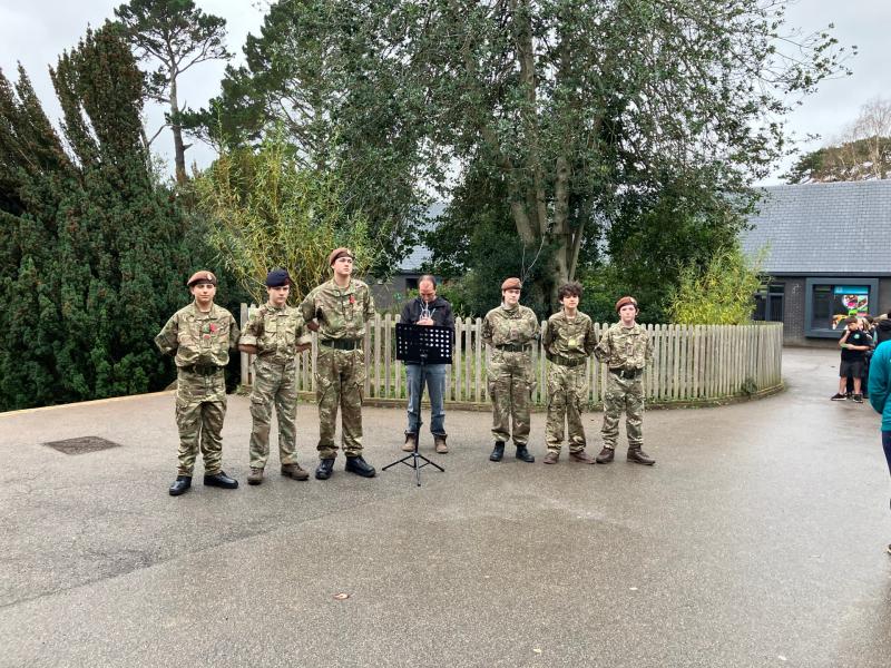 St. Thomas pupils honour Remembrance Day with heartfelt tribute