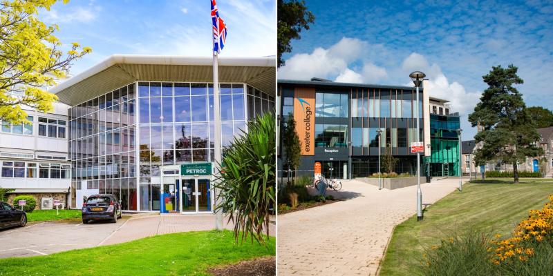 Petroc Exeter colleges composite