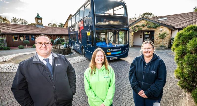 Stagecoach South West launches Christmas appeal to support Children’s Hospice South West