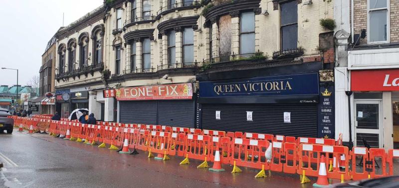 Buildings in Paignton's Station Square affected by the closure (Image courtesy: Guy Henderson)
