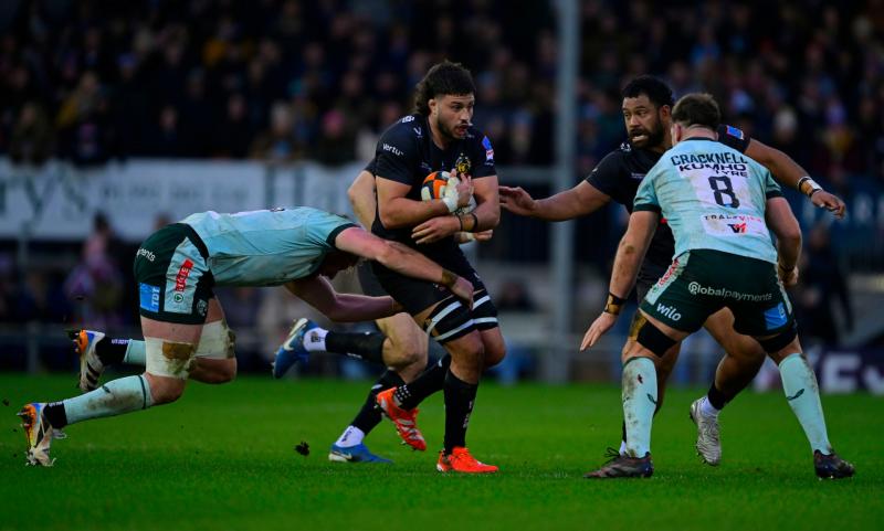 Exeter Chiefs beat Leicester Tigers. Pic from PPAUK