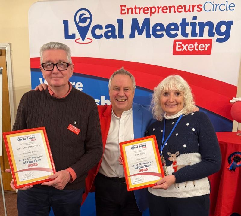 Top business award win puts Exeter entrepreneurs in the spotlight