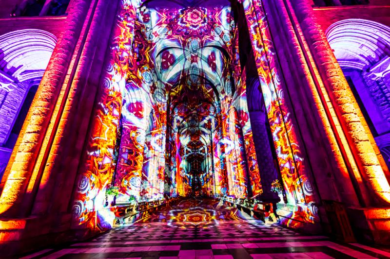 The Sound & Light Experience at Exeter Cathedral 