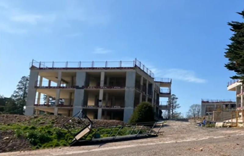 Half-built apartments at the Stoodley Knowle site in Torquay (Image courtesy: Torbay Council) 