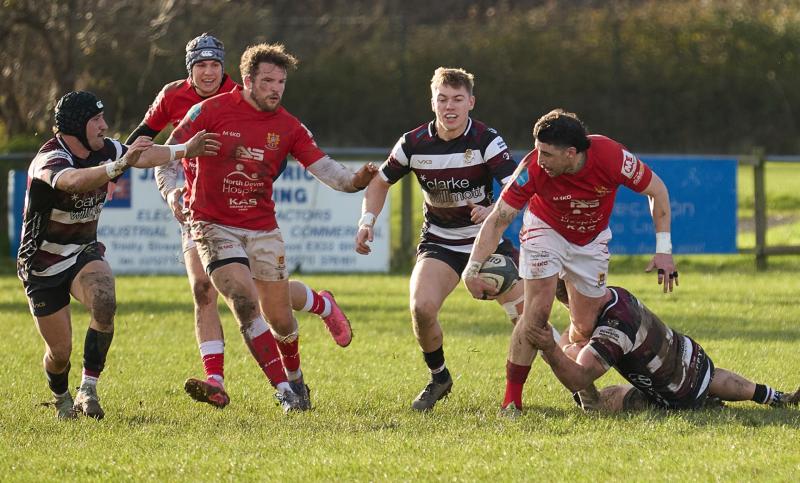 Barnstaple Chiefs v Taunton Titans. Pic from Bob Collins