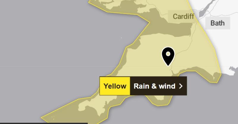 ALERT: Yellow Rain and Wind Warnings for Exeter as Storm Ingrid Approaches