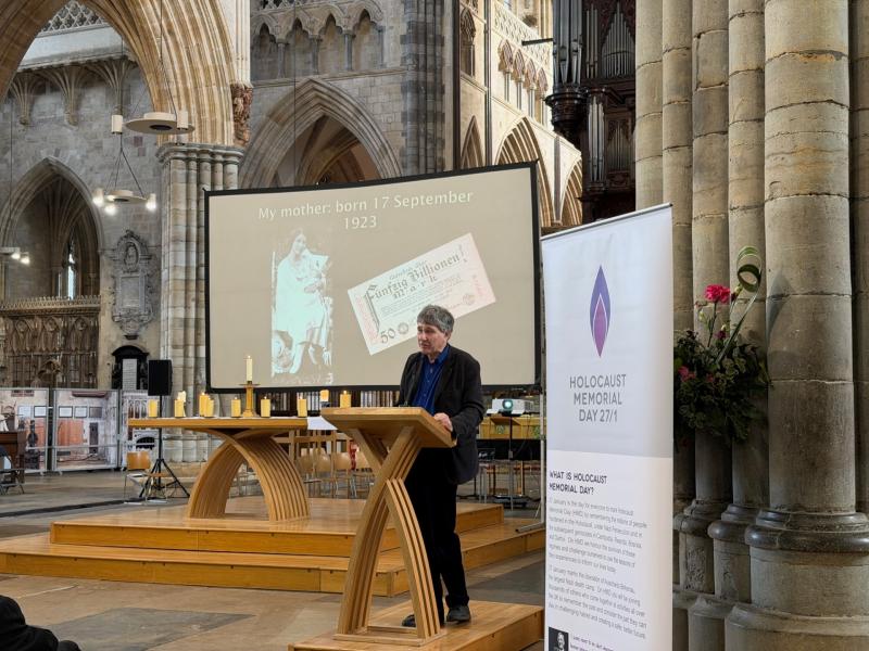 Exeter marks Holocaust Memorial Day with Cathedral service honouring victims and survivors