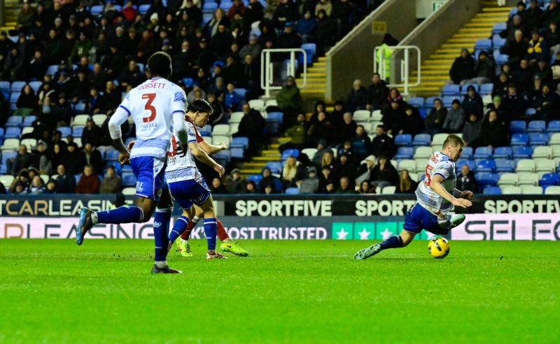 Luca Woodhouse equalises for Exeter City. Pic from PPAUK
