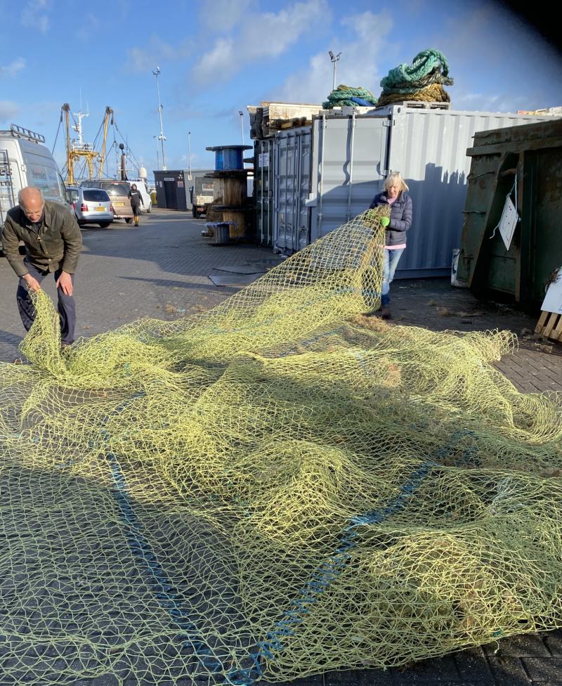 Brixham Fishing nets to help Ukraine people