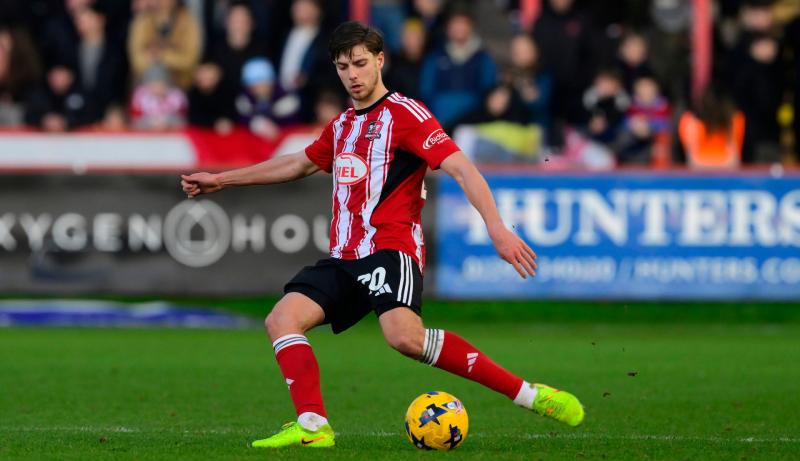 Luca Woodhouse of Exeter City. Pic from PPAUK