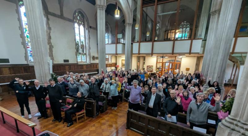 Torquay singers join 100-strong 'Big Sing' to support local charity
