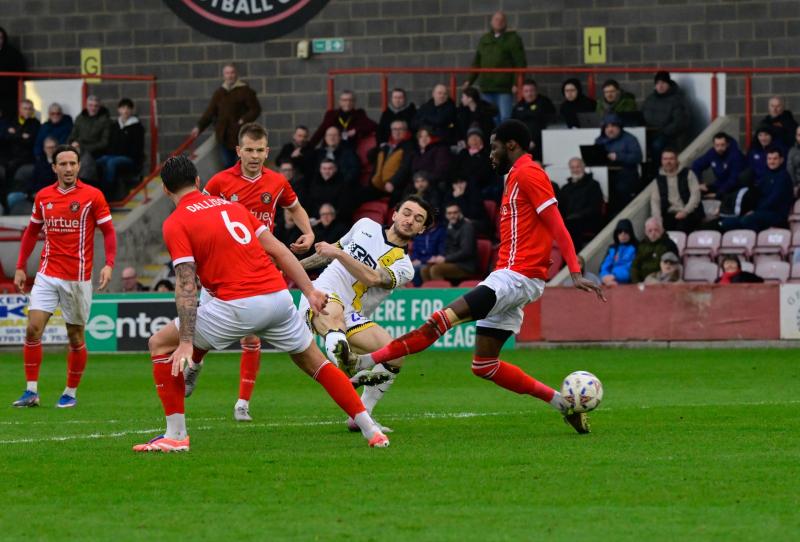 Torquay United beaten at Ebbsfleet. Pic from PPAUK