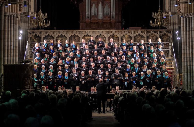 Exeter Philharmonic Choir in action