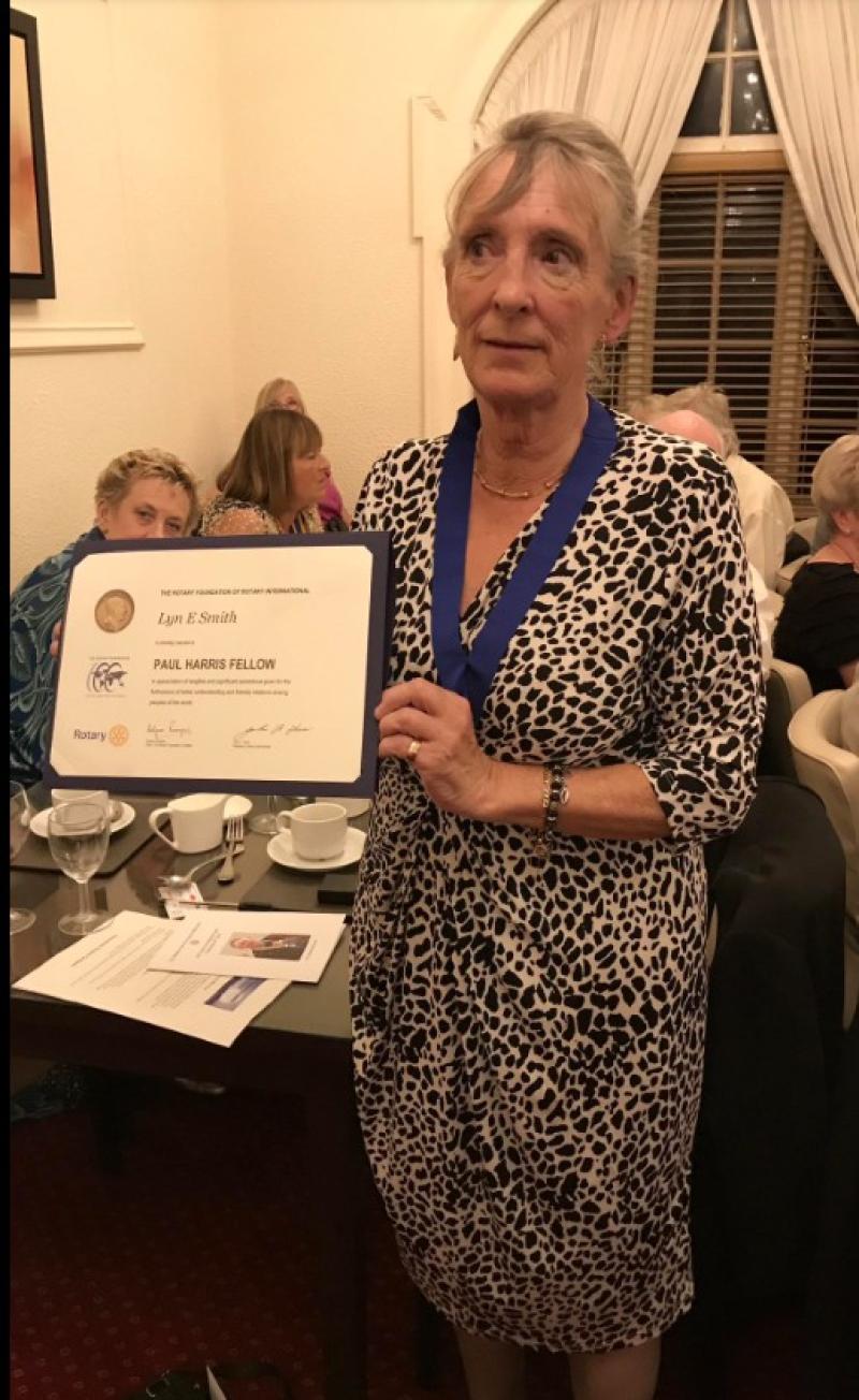 Torquay Rotary pays tribute to &lsquo;dedicated and compassionate&rsquo; Lyn Smith