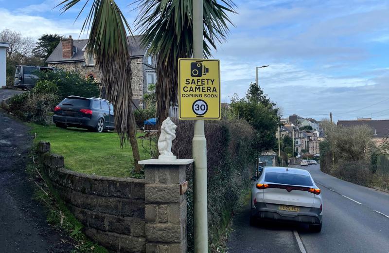 speedcamerasignilfracombe