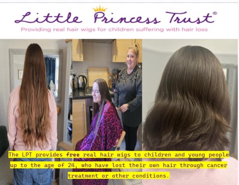  Olivia donated 15 inches of her hair to charity