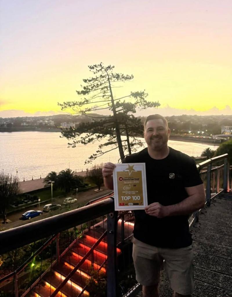 South Devon driving instructor wins top award at national ceremony