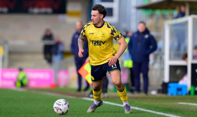 Torquay United winger Dylan Morgan. Pic from PPAUK