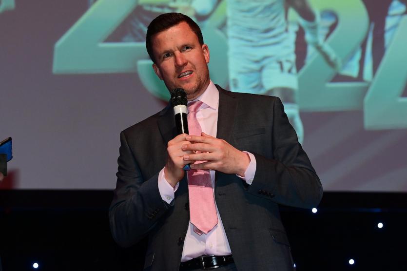 Gary Caldwell at Exeter City Awards Evening 