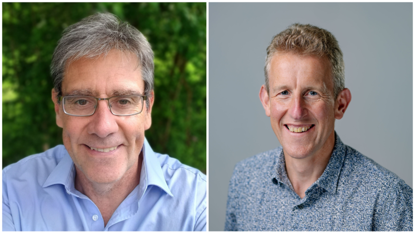 Peter Cox (left) and Tim Lenton