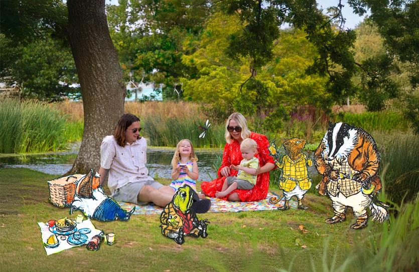 Wind in the Willows Garden Adventure trail at RHS Rosemoor 